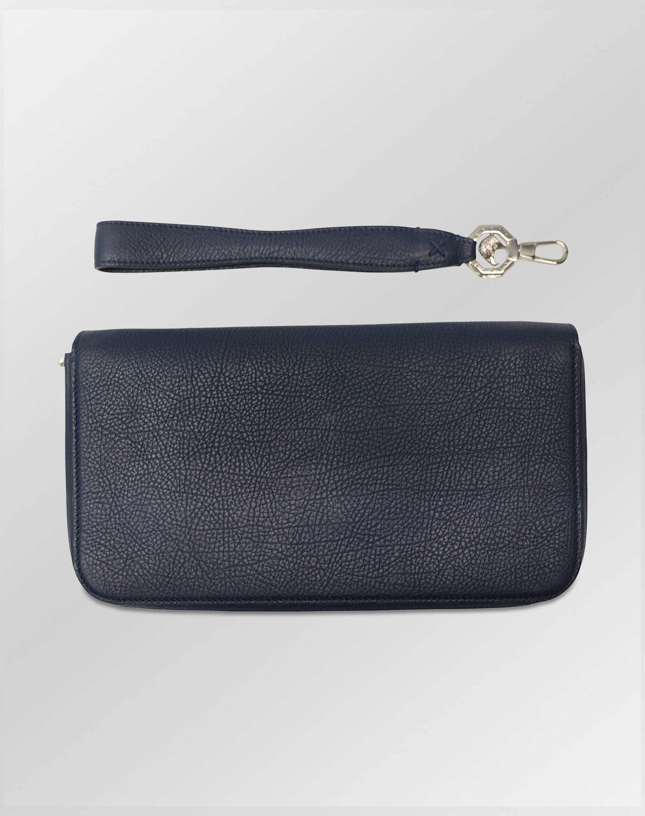 NEW STEFANO RICCI CONTINENTAL WALLET BLACK $2,400 CALF LEATHER 9.4X5.9X2 IN