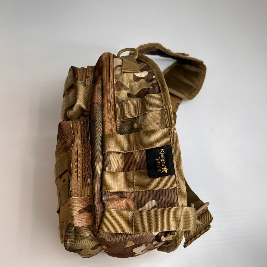 Kaufman Tactical Shoulder Bag Men Sling Molle Web Strap Camo Army Work Core Nw