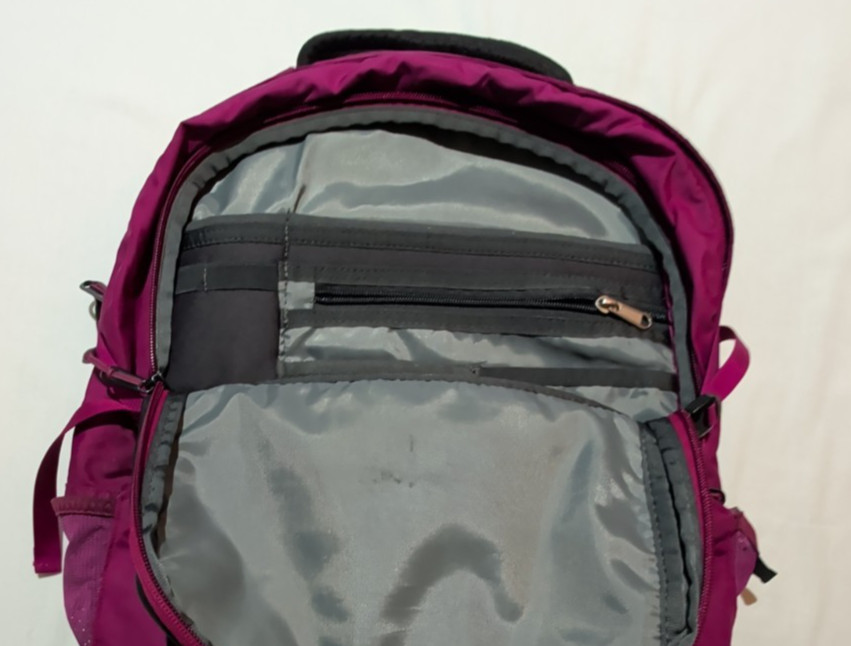 The North Face Recon Backpack Unisex Hiking School Laptop Purple 30 Liter Padded