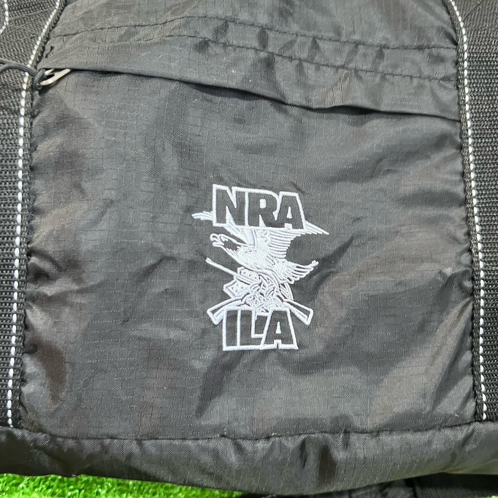 NRA Duffle Bag XL Backpack Combo Black Water Resistant Hiking Rucksack