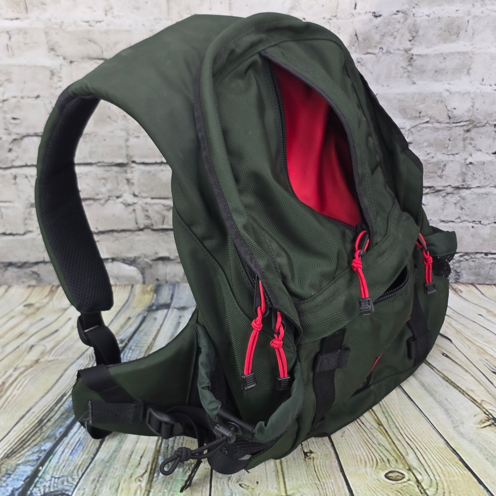 Abercrombie & Fitch A-10 Backpack Green Tactical Utility Nylon Gorpcore Hiking