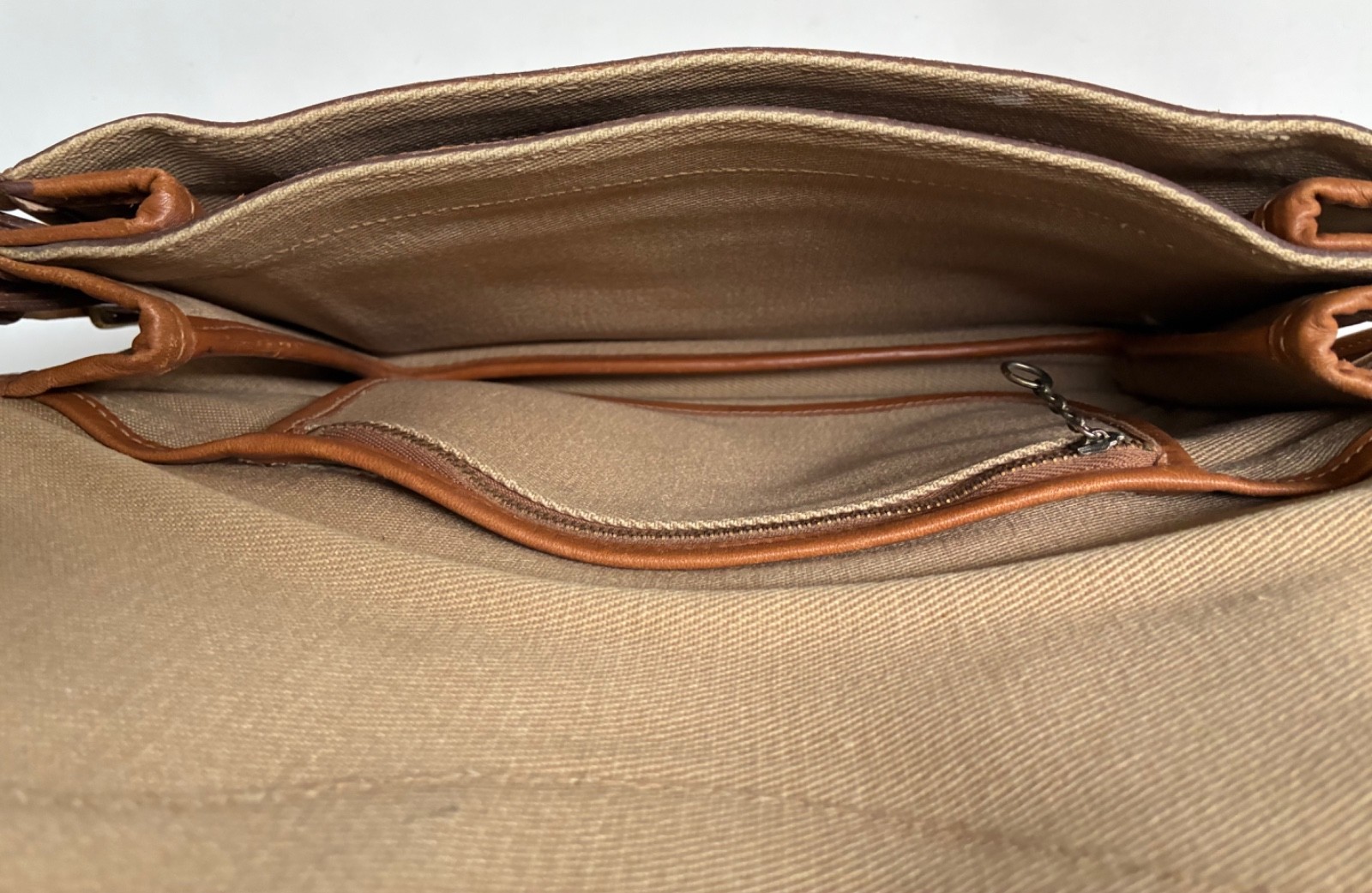 Vintage Ghurka No 37 The Spectator Canvas Leather Crossbody Bag Marley Hodgson