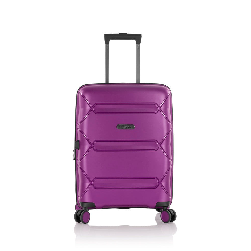 Heys Milos Durable and lightweight luggage, Plum 21 Inch Carry On U1