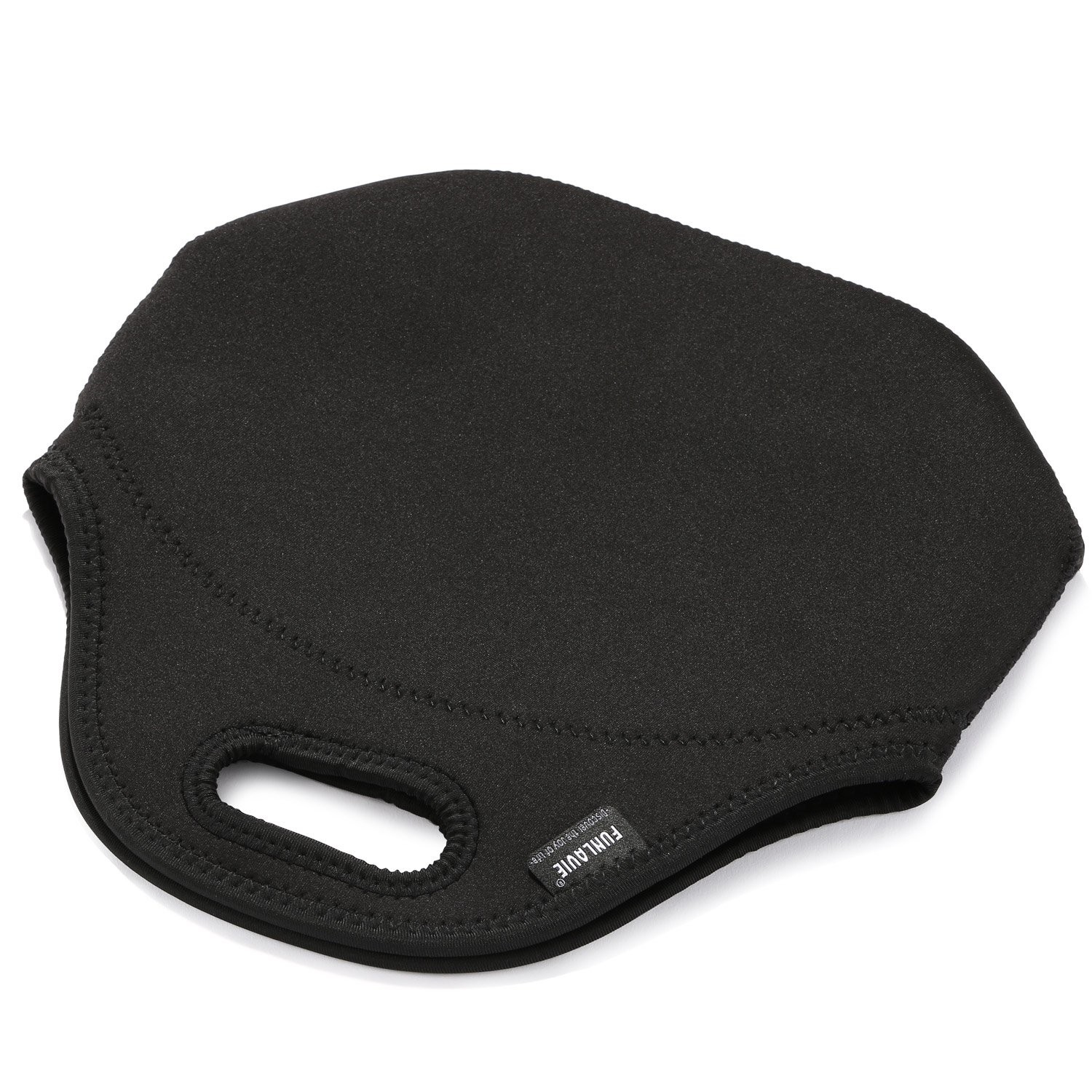 FUN LAVIE Neoprene Lunch Bag for Men, Small Insulated Small, Black