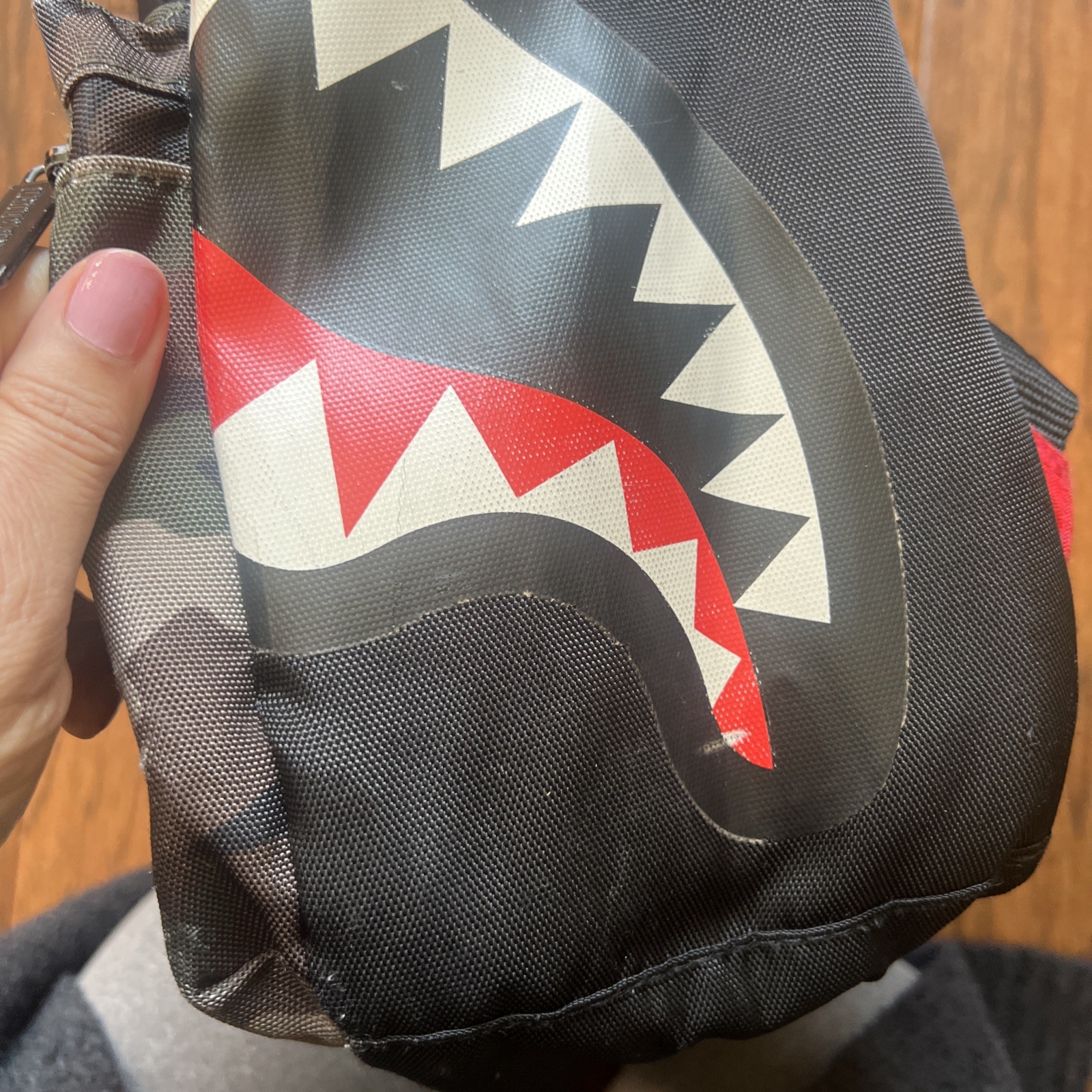 Sprayground Black/Camo Backpack