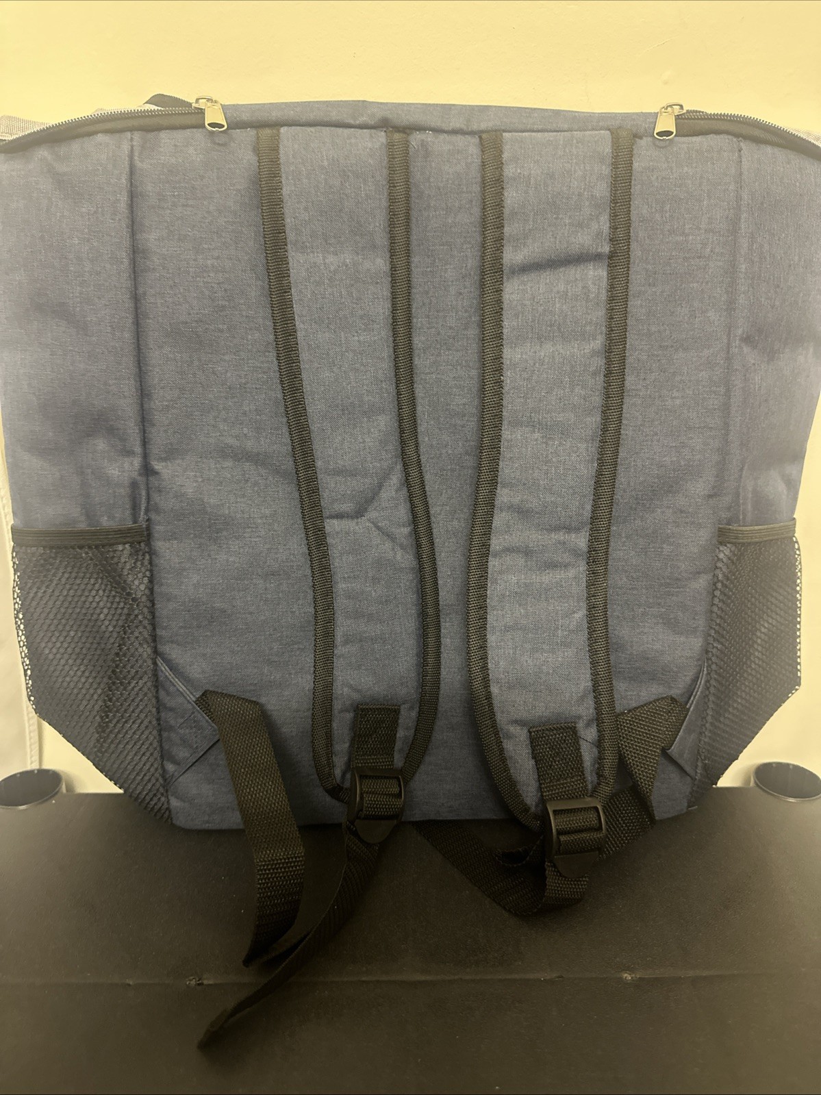 PLTW Unisex Insulated Cooler Backpack Navy Blue