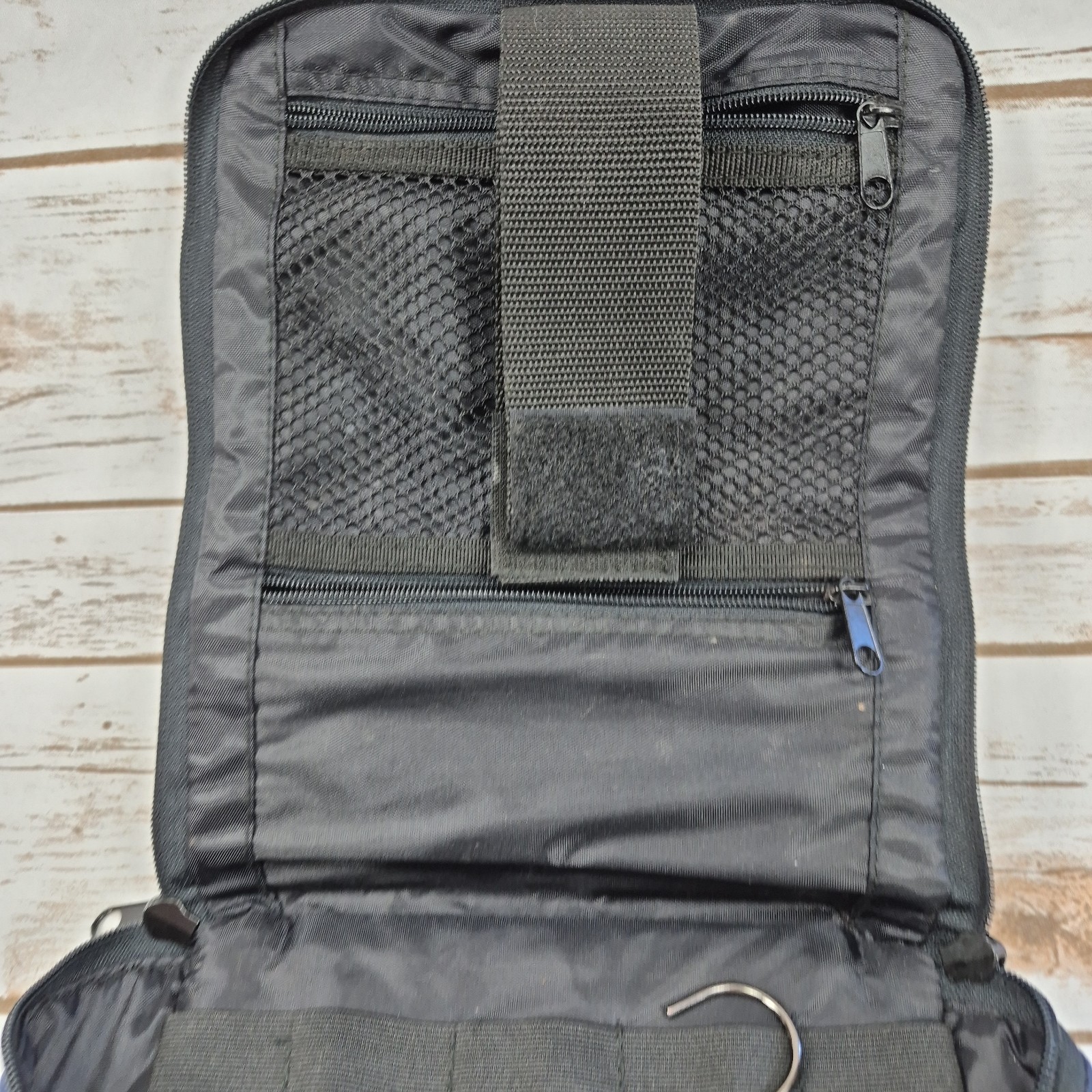 Blue Ampac NASA Toiletry Kit with Removable Hanging Toiletry Shampoo Netting