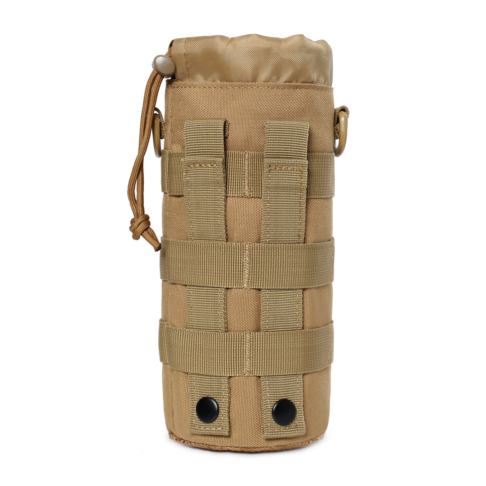 Tactical Molle Water Bottle Pouch Holder Outdoor Men’s Kettle Carrier with Strap