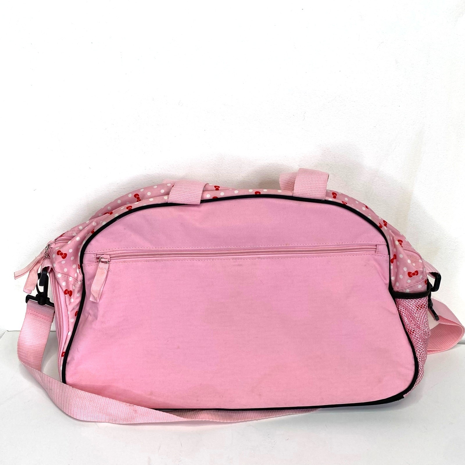 HELLO KITTY Sanrio Pink Duffle Bag Carry On Overnight Travel 18 x 11 Dance Gym