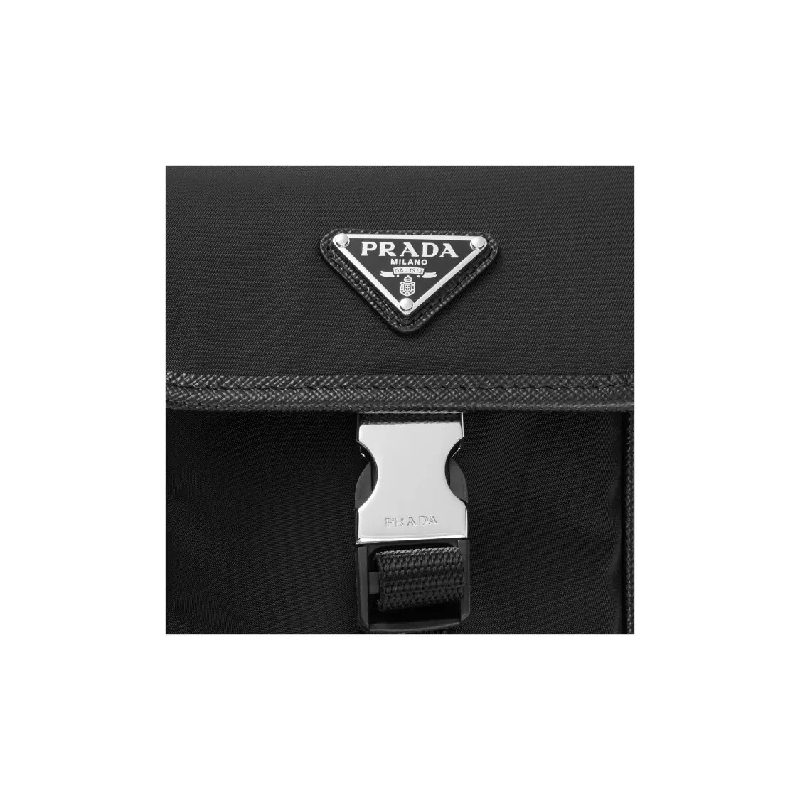 PRADA Re-Nylon Metal Logo Crossbody Bag Mobile Bag Men’s 4.7x1x6.8 in