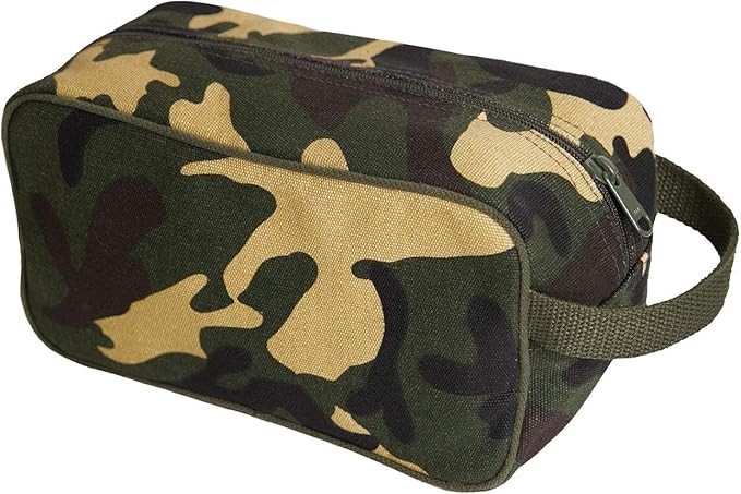 Heavyweight Canvas Travel Dopp Kit Toiletry Organizer Shave Shower