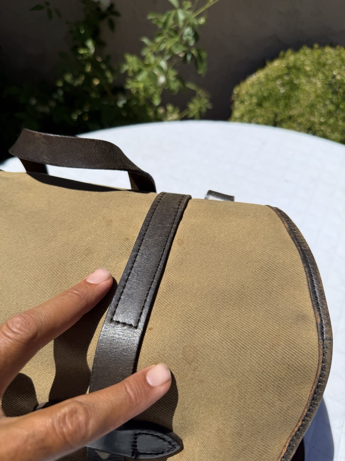 Vintage Filson 240 Talon-Era Small Carry-On Rugged Twill Tan Zipper Field Bag