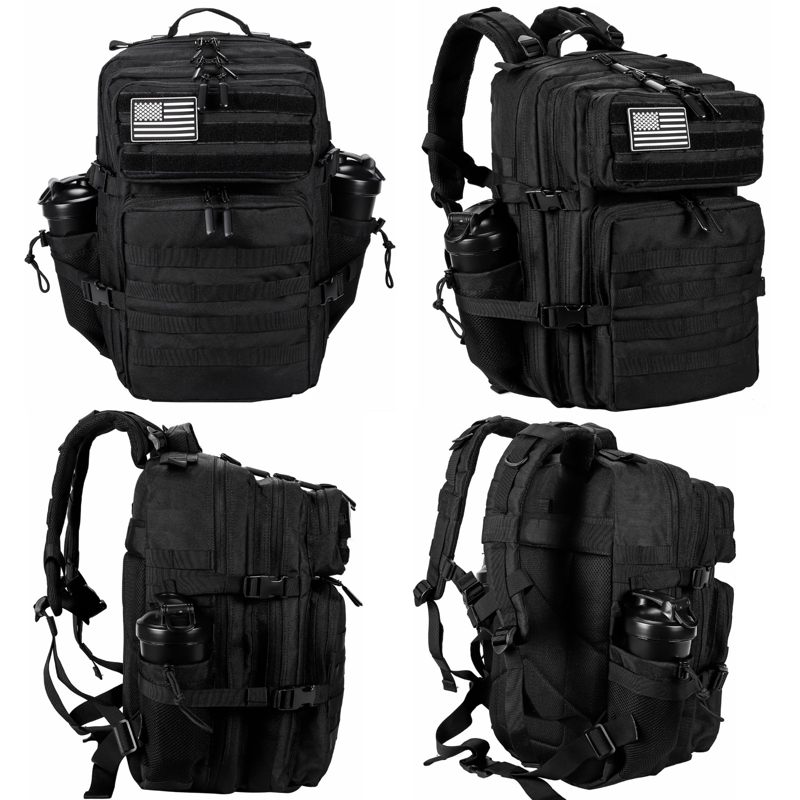 Military Tactical Backpack for Men and Women 45L Army 3 Days Assault Pack Bag…