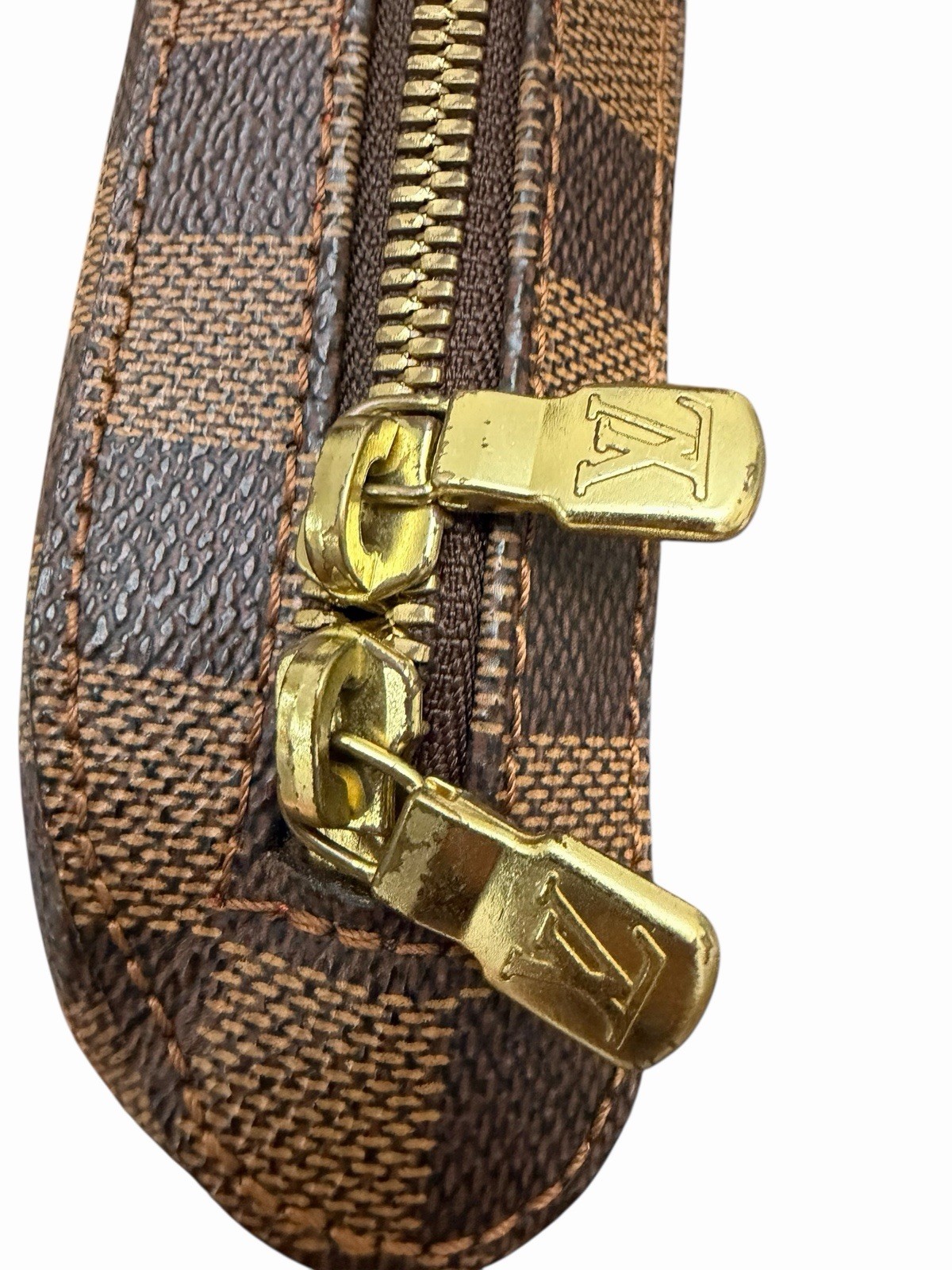 LOUIS VUITTON Damier Ebene Geronimos Shoulder Bag Authentic w Dustbag