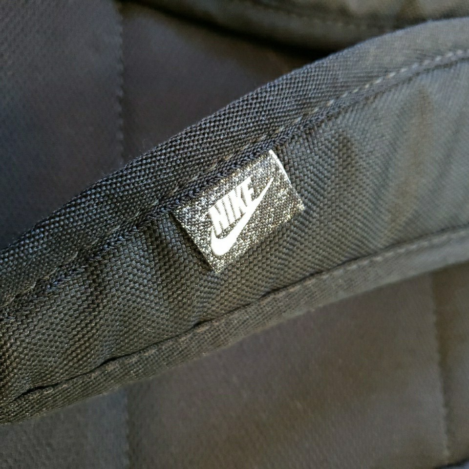 Nike Backpack black 18″x13″ School gym Big Logo Spellout Swoosh