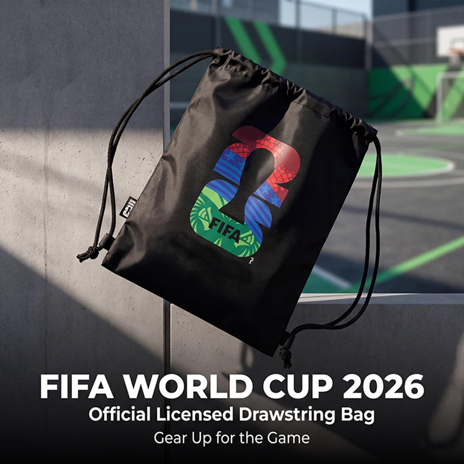 FIFA World Cup 2026 Drawstring Bag, Sports Gym Sackpack, Storage Backpack Por…