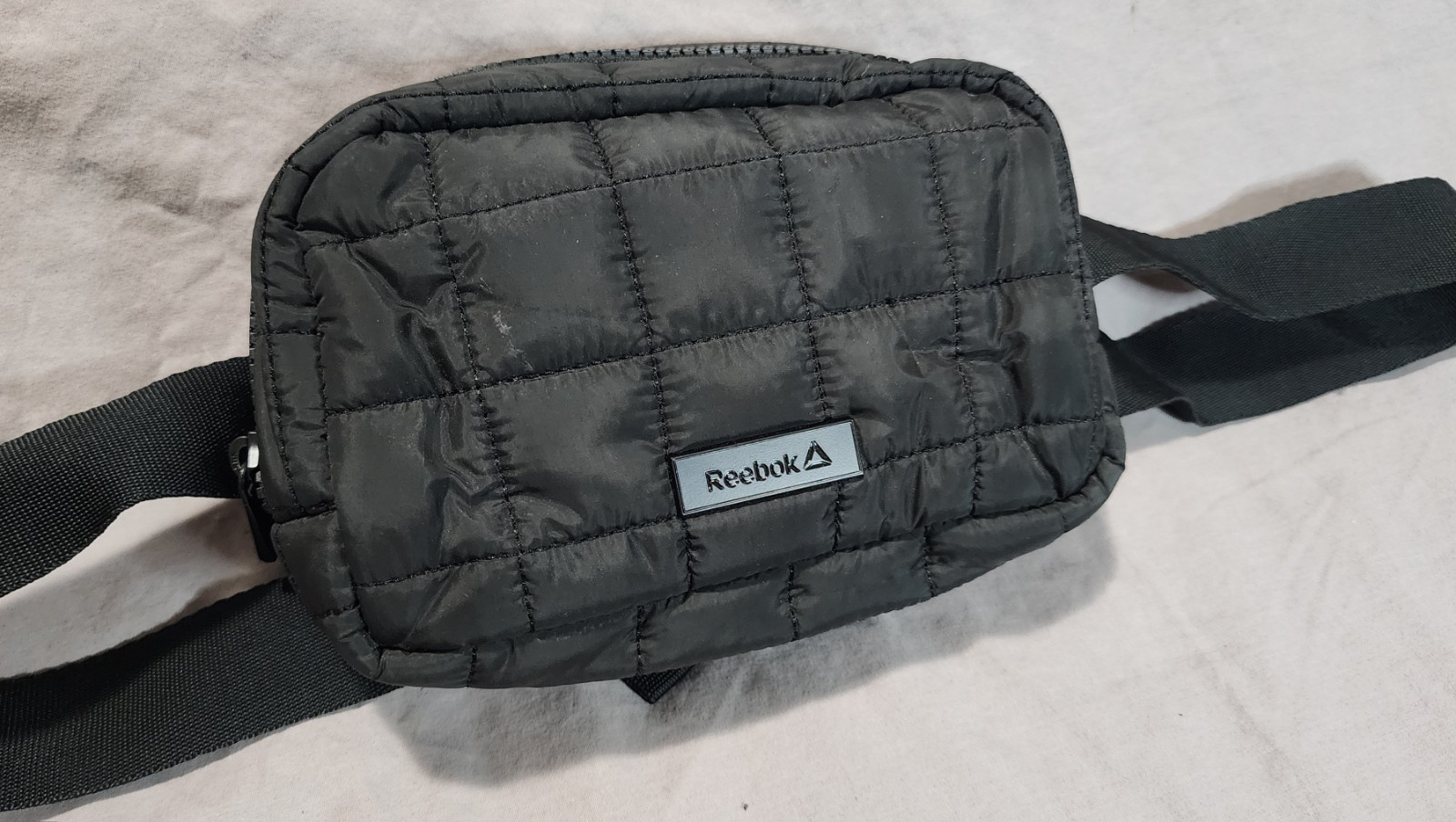 Reebok Black And Logo Sling Bag/ Hip Bag/ Fanny Pack