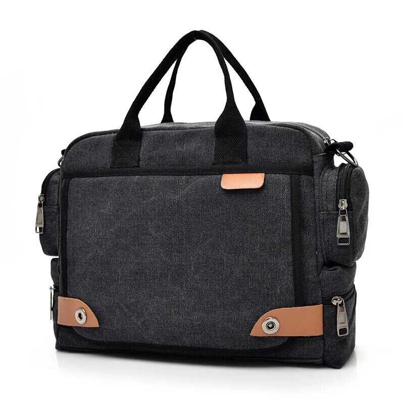Men’s Crossbody Bag Canvas Shoulder Bag Travel Handbag Leisure Shoulder Bag