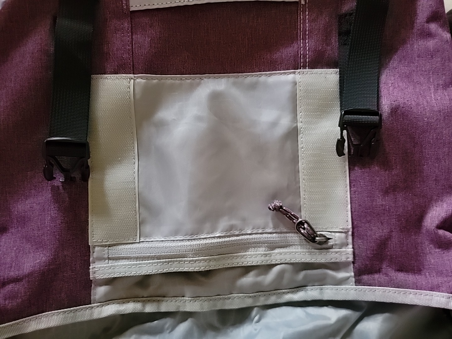 Oiwas Messenger Laptop Bag Purple Canvas 17 X 15 Inch