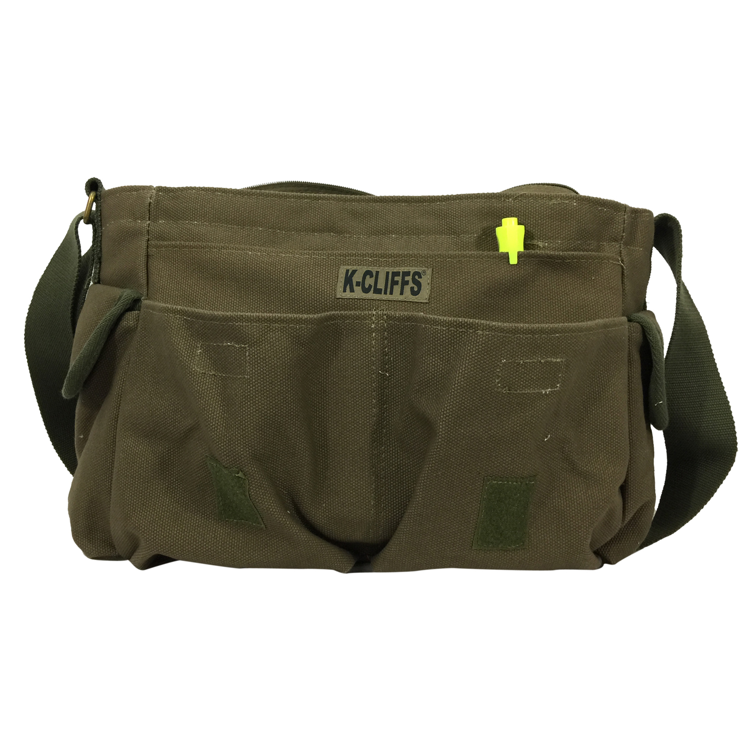 K-Cliffs 13.5″ Heavy Duty 100% Canvas Laptop Messenger Bag