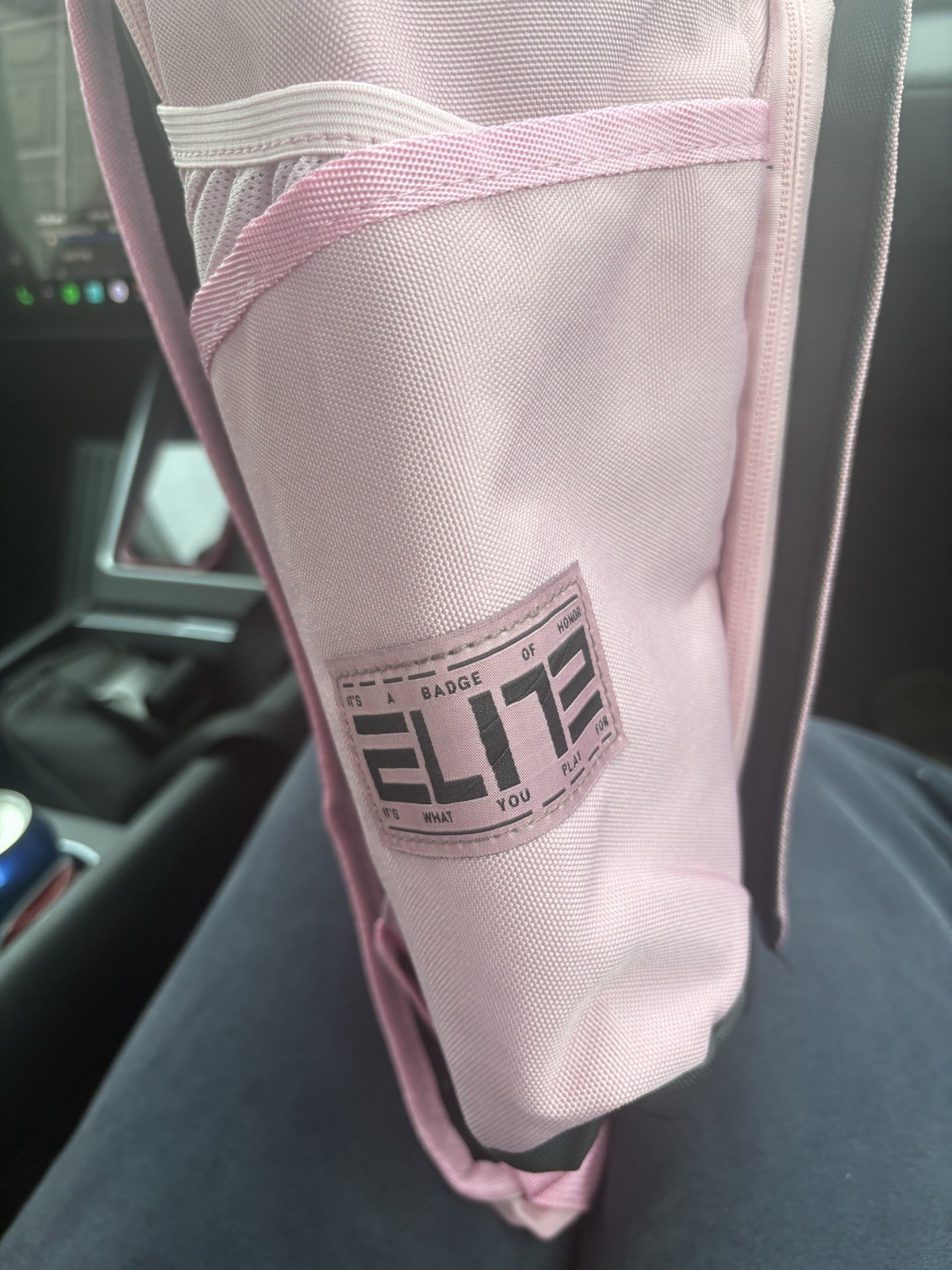 Nike Hoops Elite 32L Backpack Pink/Black Zip Large Padded Adjustable Straps