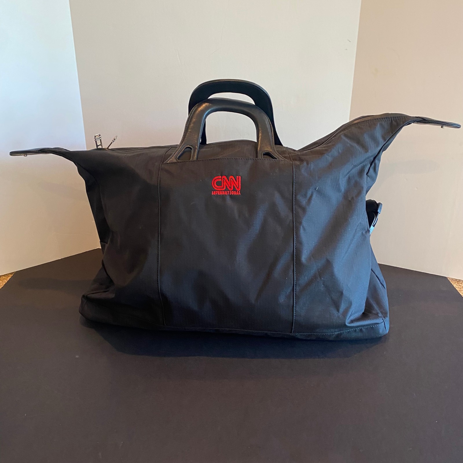 Tumi Black CNN Duffle Bag
