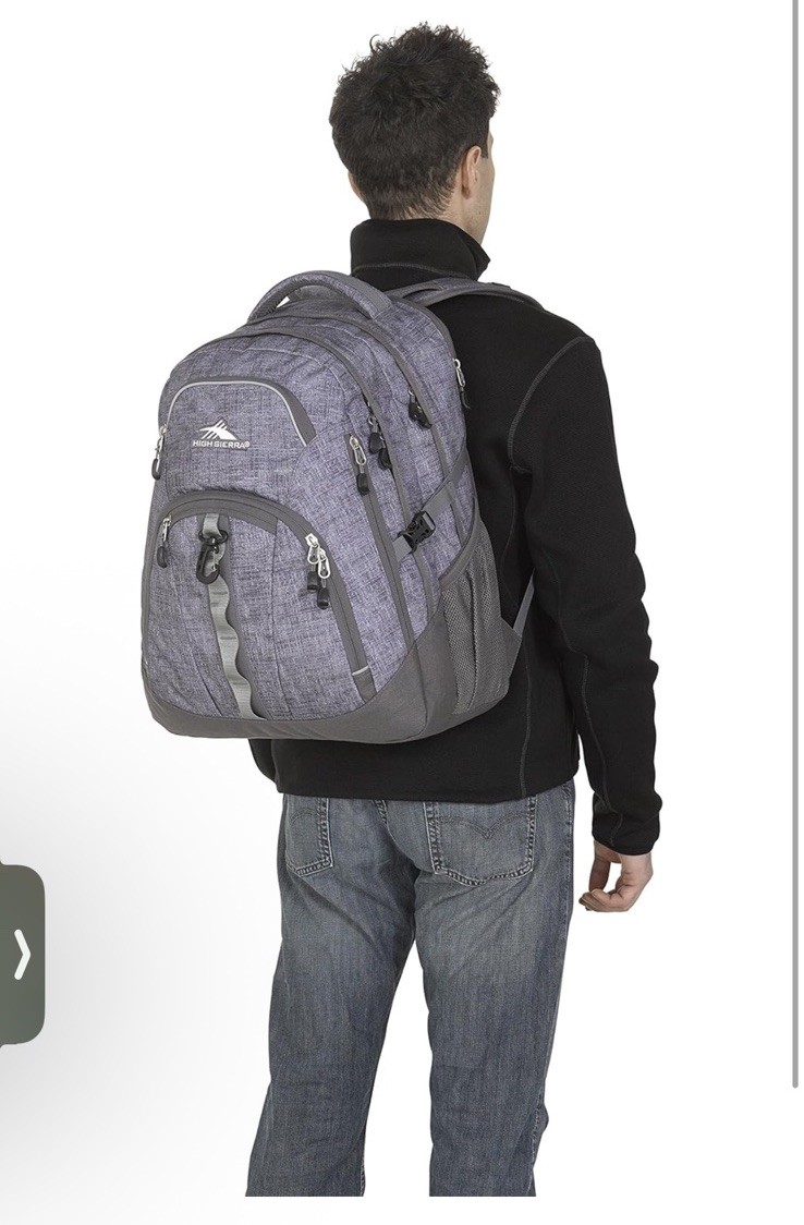 High Sierra Access 2.0 Laptop Backpack, Woolly Weave/Slate, Minor Defect