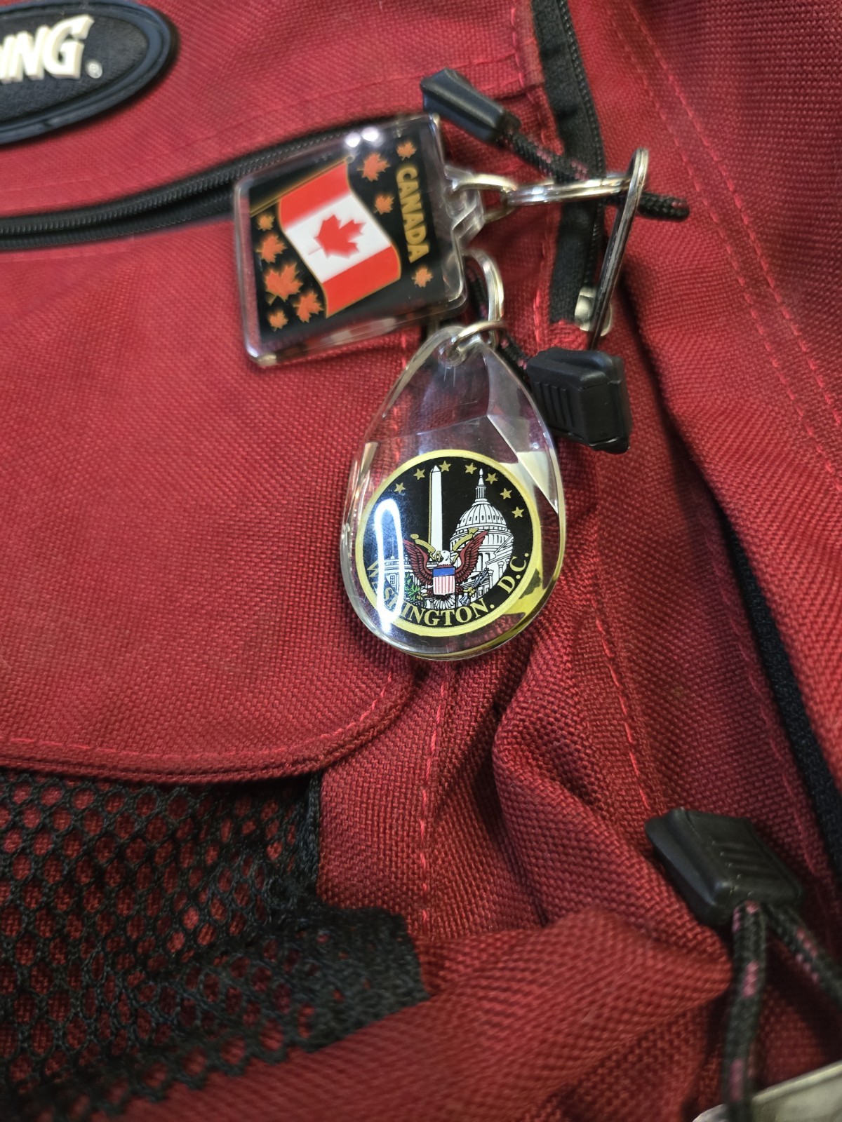 Spalding Backpack For Men Red Made In Sri Lanka