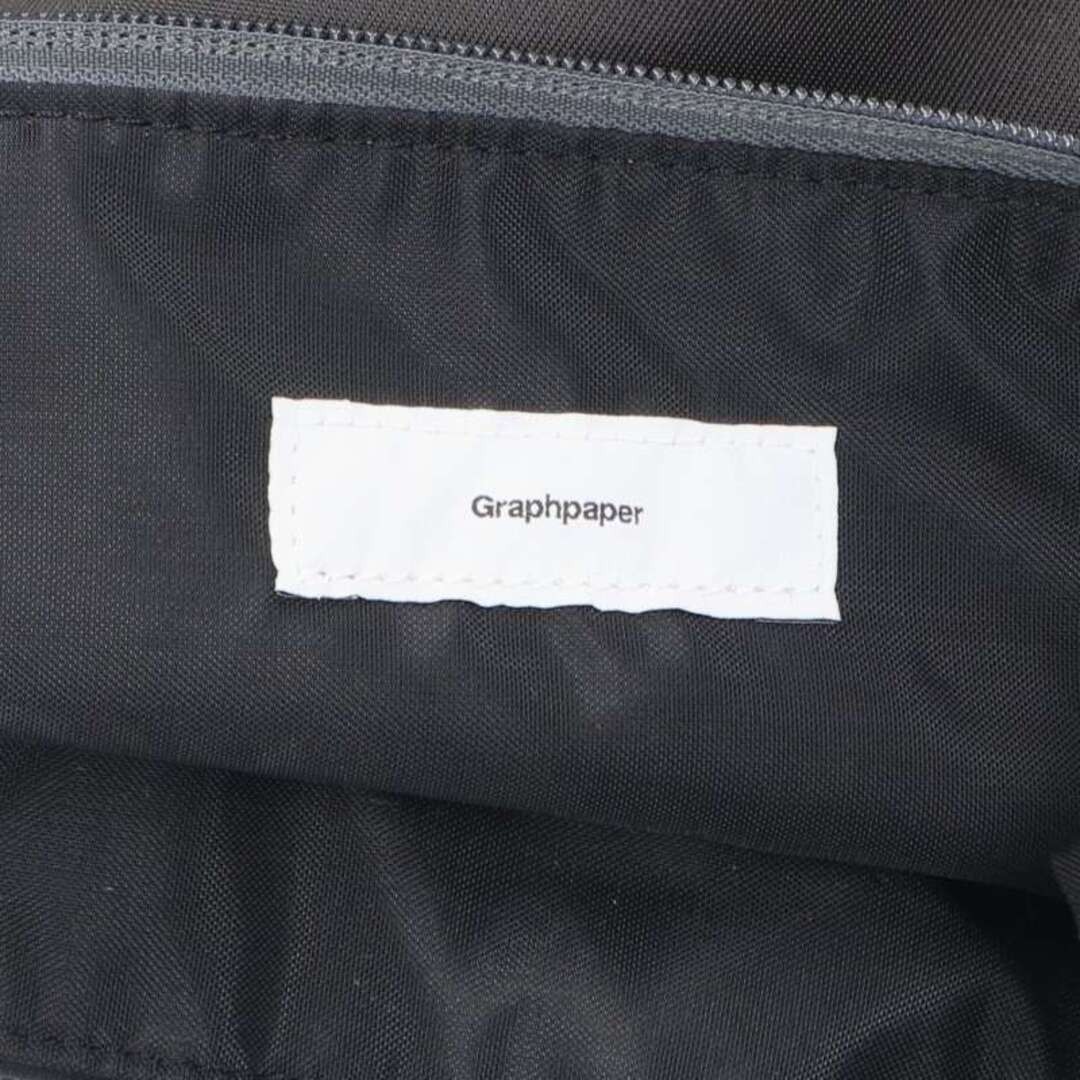 Graph paper Gu231-90326B Nylon Twill Sacoche Large shoulder bag men’s Used 8812d
