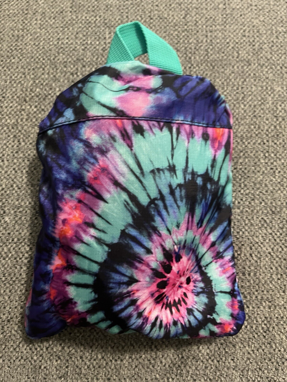 Tie Dye Travel Backpack Pack And Fold Backpack Pouch
