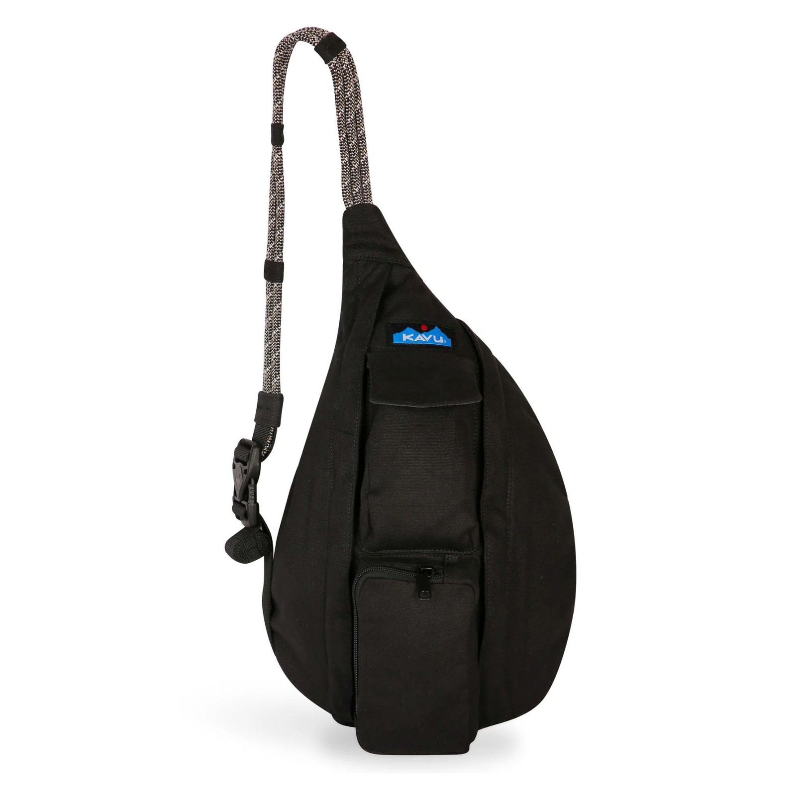 KAVU Mini Rope Bag Cotton Crossbody Sling – Black One Size,