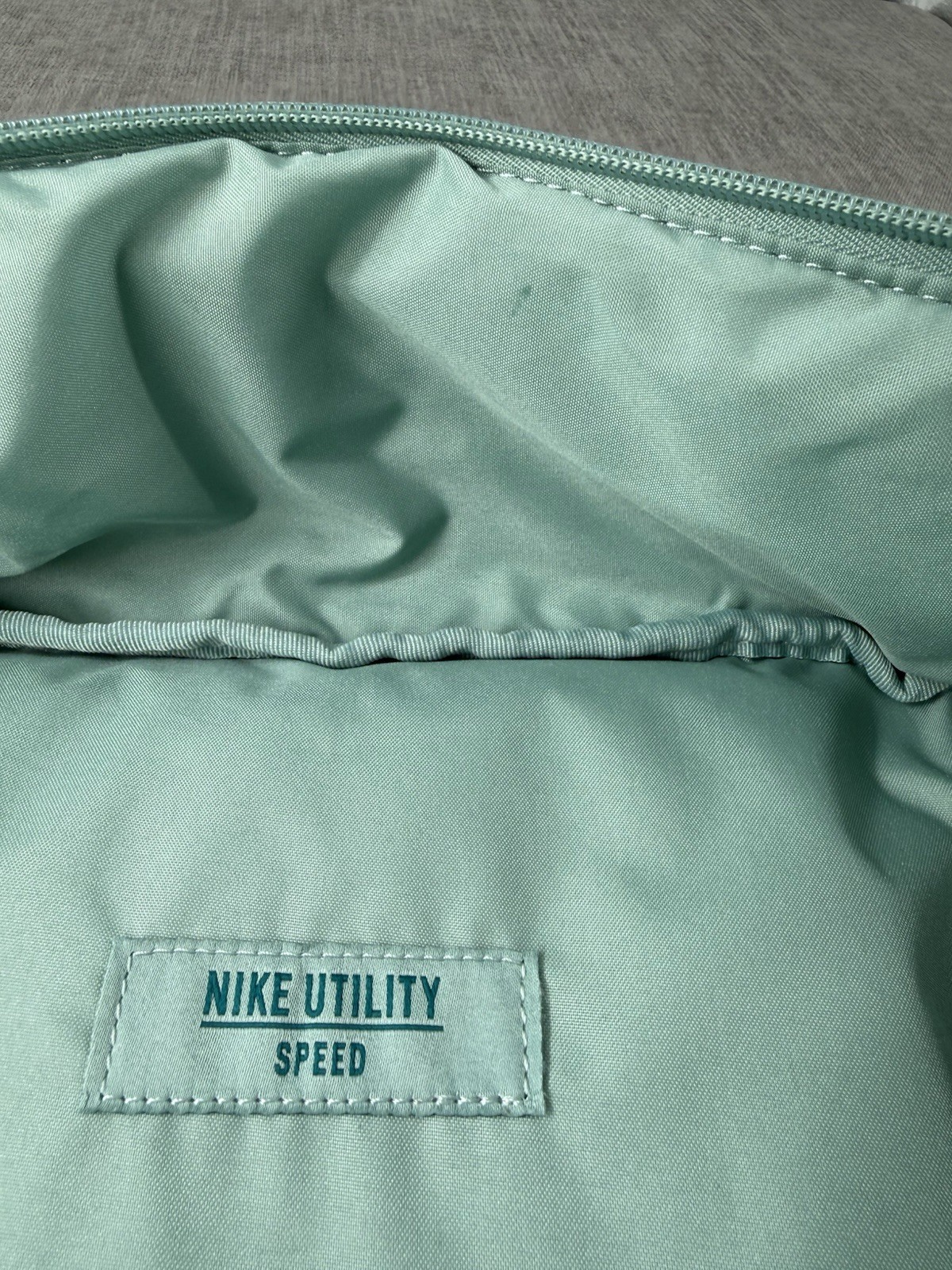 Nike Utility Speed Backpack Teal Green Laptop School Travel Bag Gym