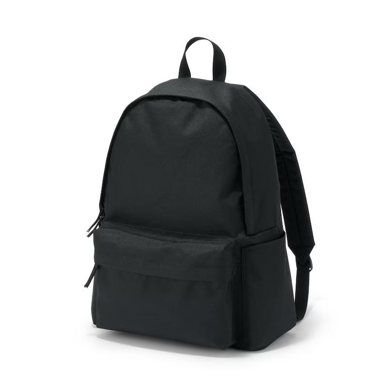 MUJI Water-Repellent Backpack Charcoal Gray/Black/Light Beige/Light Green NWT