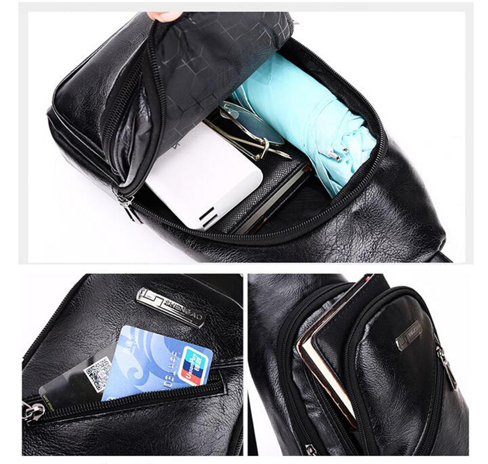 Mens Shoulder Chest Sling Bag Cross Body Pack Handbag Sports Travel Backpack USA