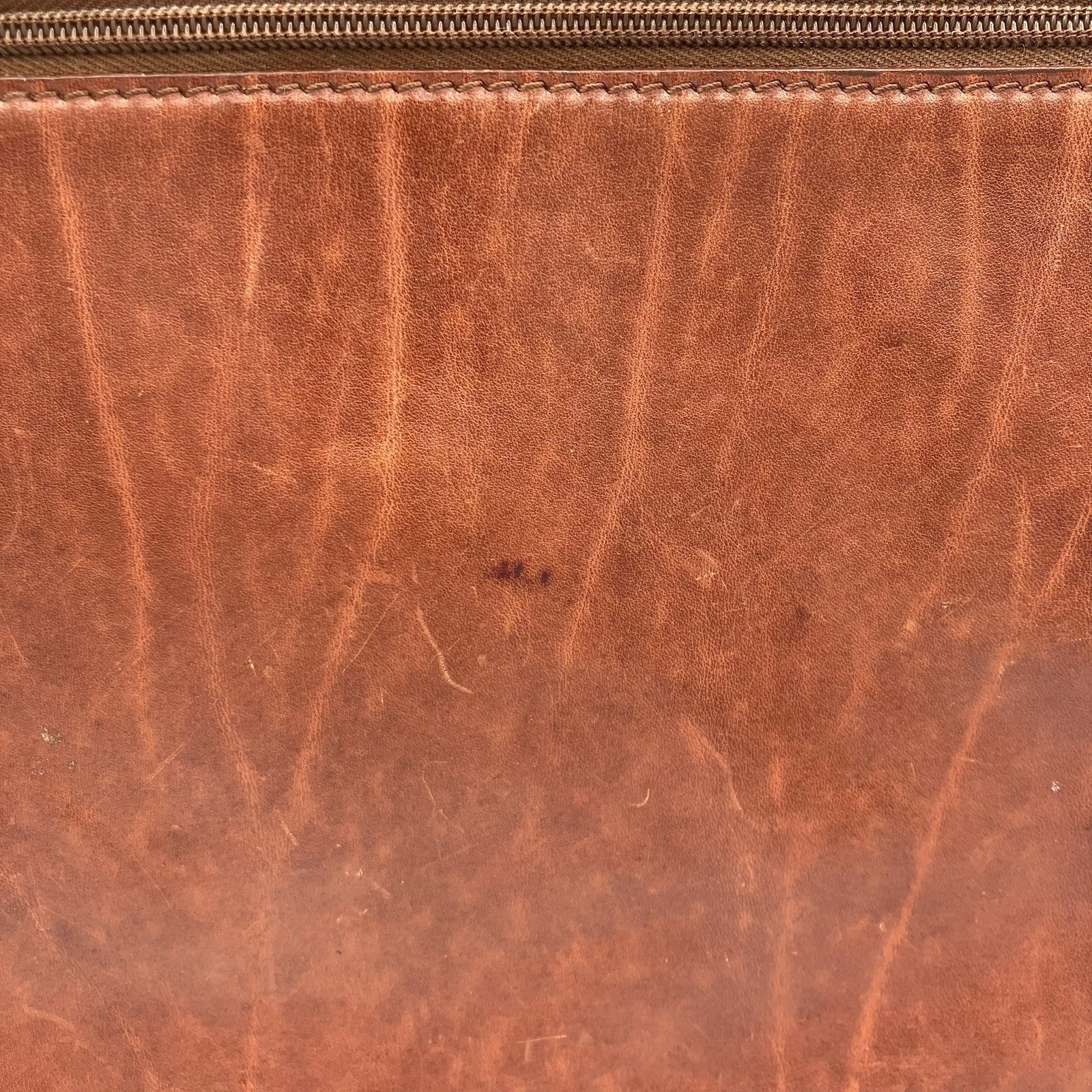 Vintage T Anthony Soft Flap Briefcase Italy Brown Leather Handle Pockets