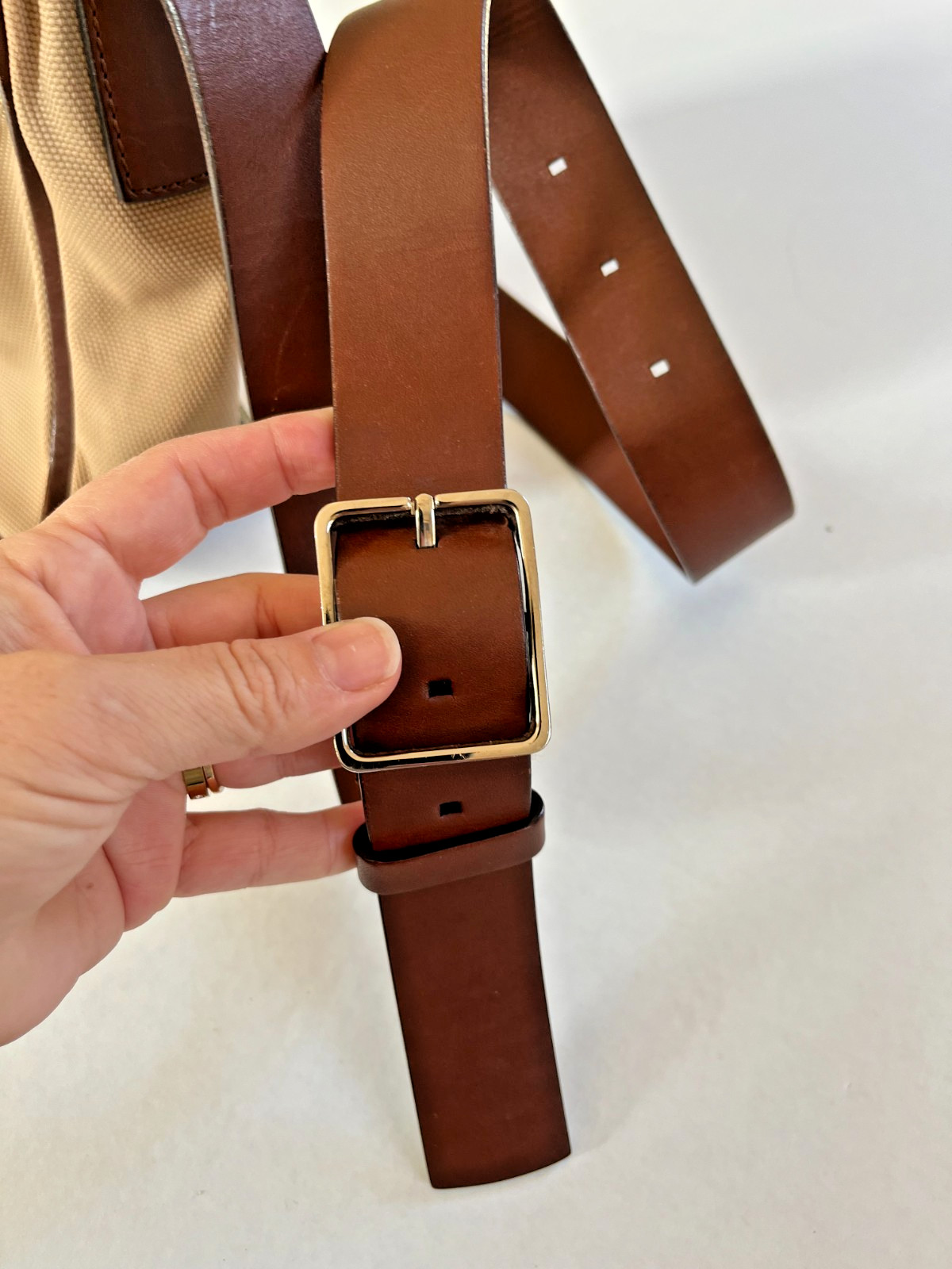 Bally Men’s Leather & Canvas Crossbody Messenger Bag