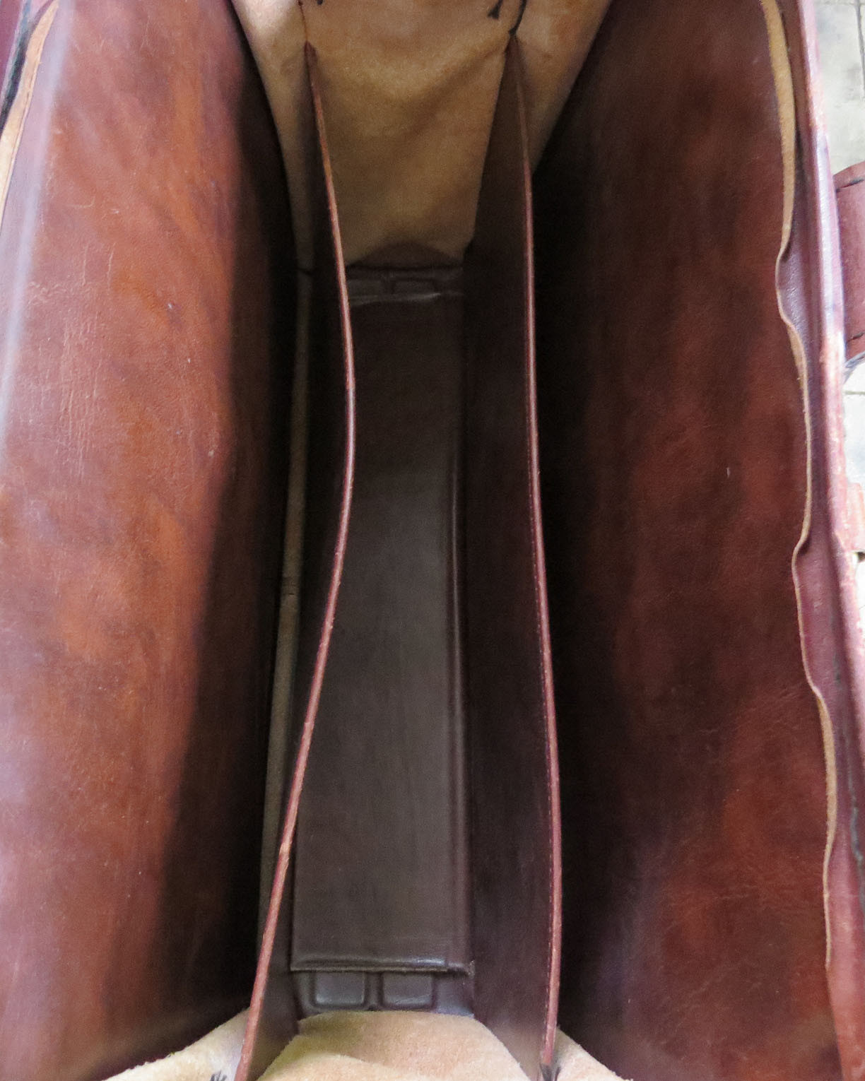 SCHLESINGER Vintage BELTING Leather Doctor Lawyer Briefcase Bag Mens