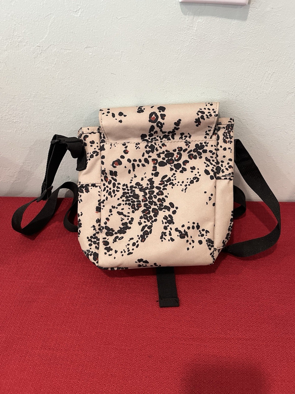 Champion Leopard Print Crossbody Bag Adjustable Messenger Utility Shoulder Pouch