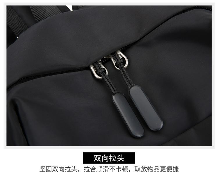 Mini Men’s Backpack Fashion Small Black Shoulder School Bag for Man Canvas