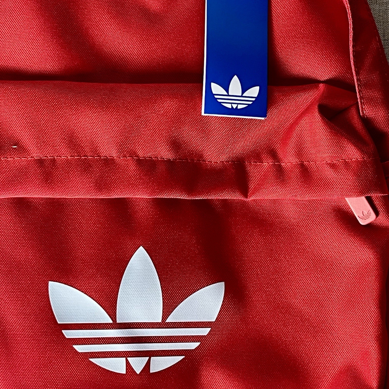 Adidas Adicolor Classic Backpack Red School Bag New With Tags NWT