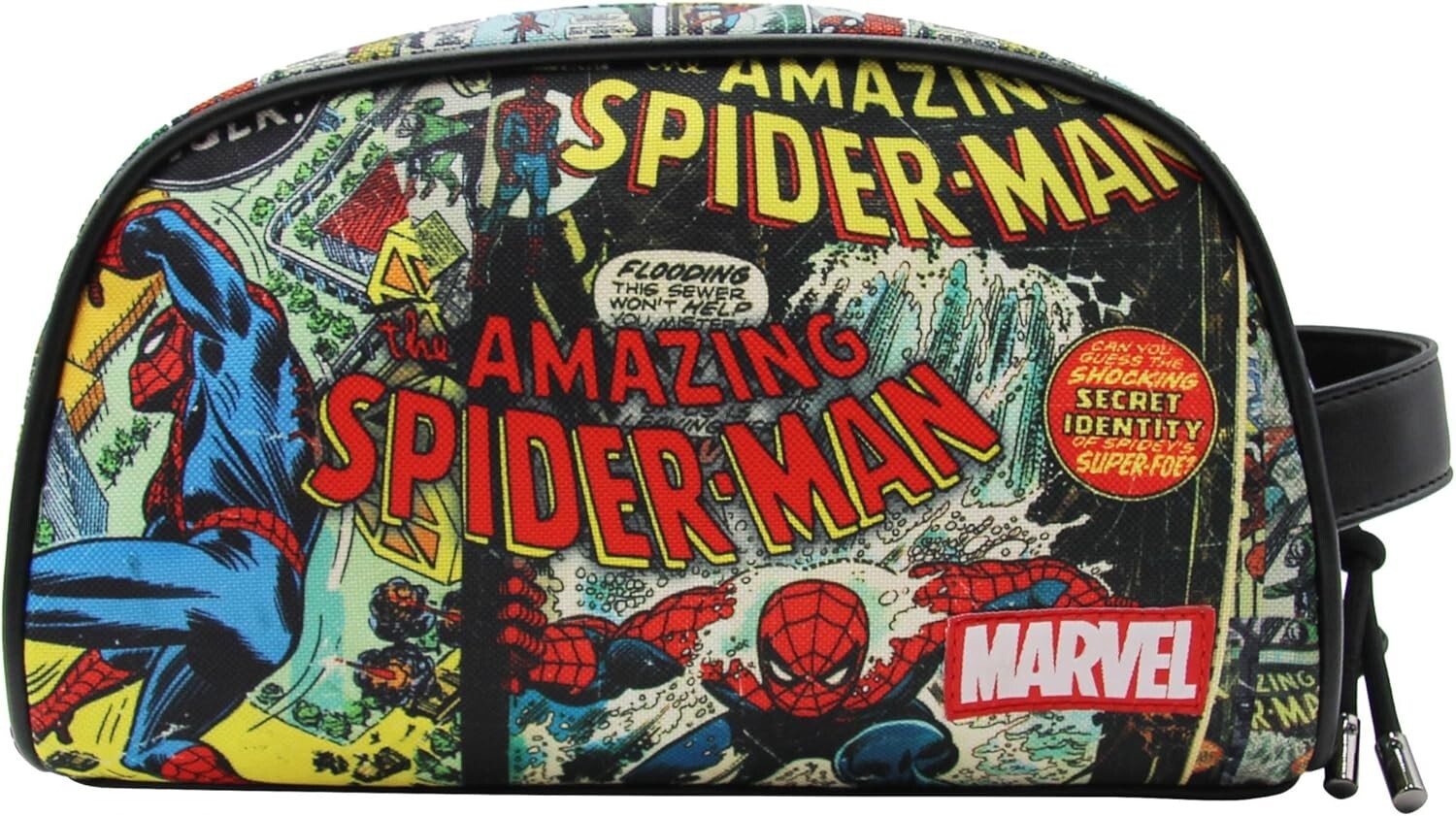 Marvel The Amazing Spider-Man Not Today! Dopp Kit with Bottle Multi-Color NEW