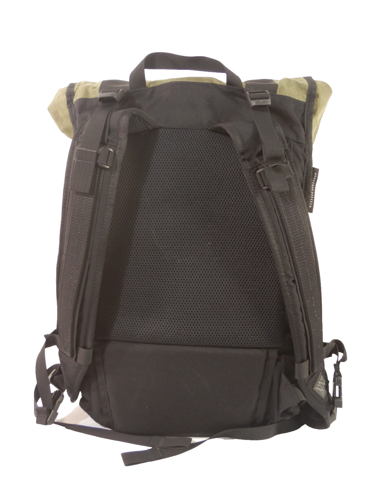Mission Workshop Fitzroy Green Waxed Canvas Pack Backpack