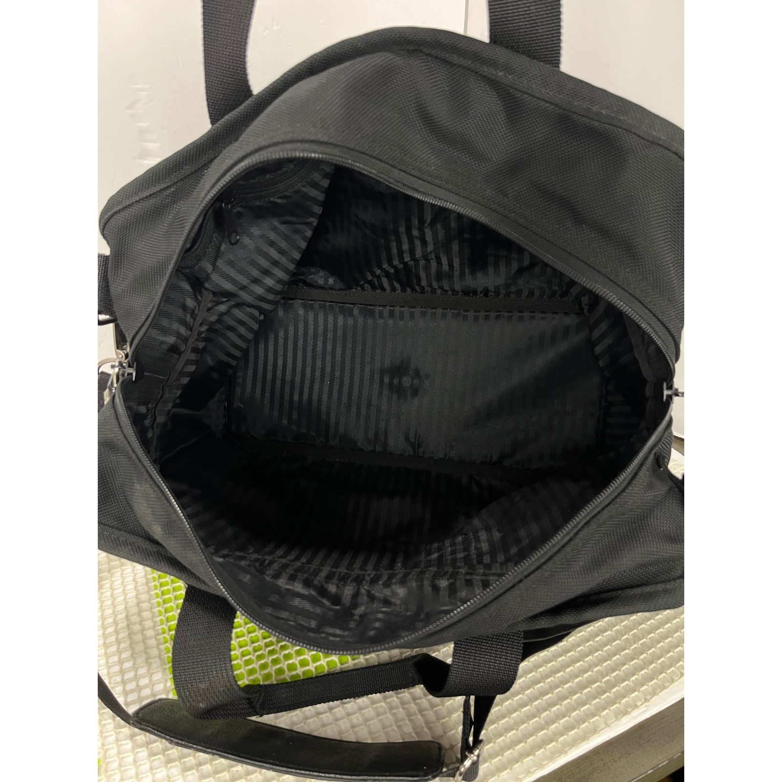 TUMI Black Men’s 223D3 Ballistic Bag Duffle Weekender Carry On Travel School