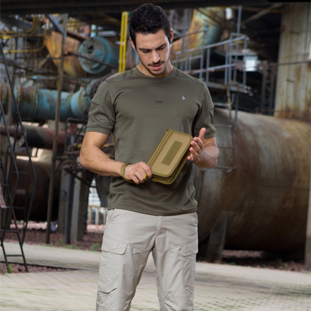Tactical Molle Handbag Men 6inch Phone Passport Travel Wallet Hiking Nylon Purse