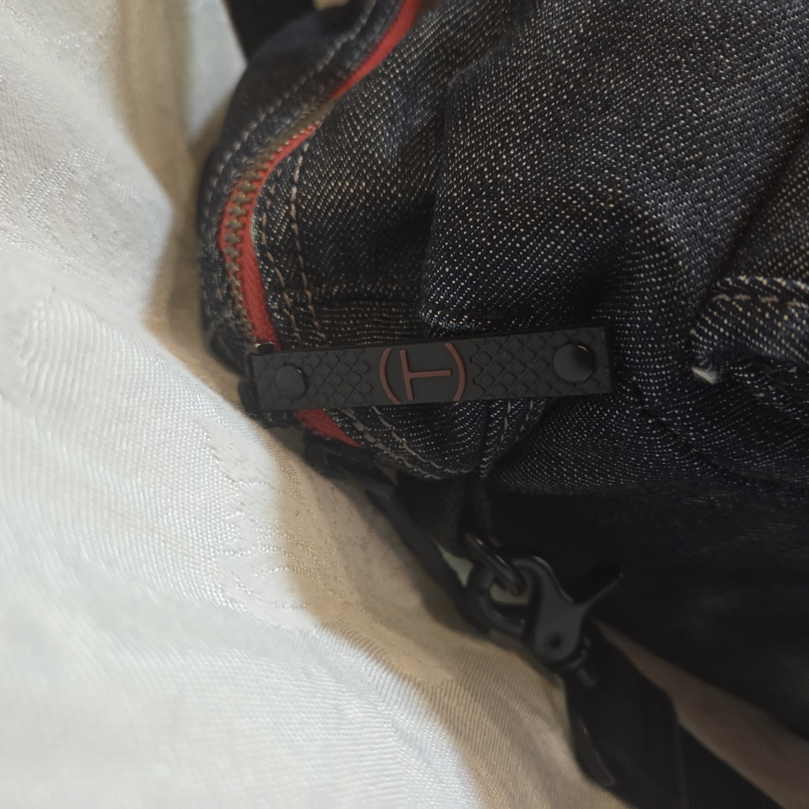 Tumi T Tech Blue Messenger Laptop Essentials Bag EUC