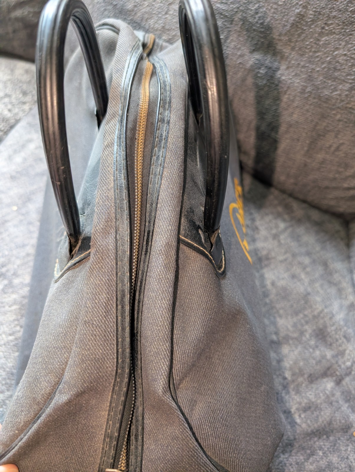 Vintage 1950s USAF Cold War Era Handled Carry On Duffle Bag! Free Shipping!