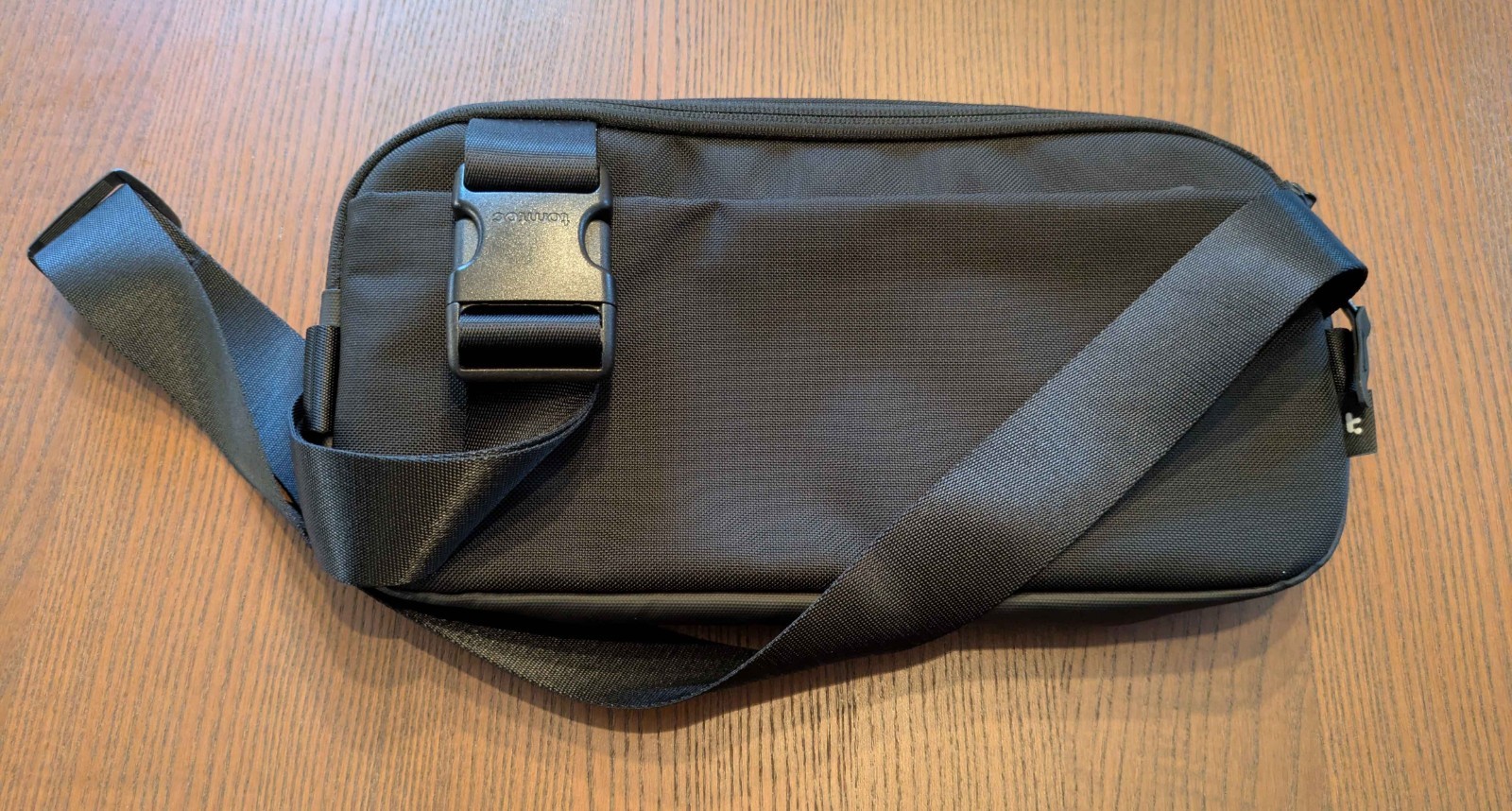 tomtoc Explorer-T21 Sling Bag S – Black Belt, Adjustable Strap, Inner Pockets