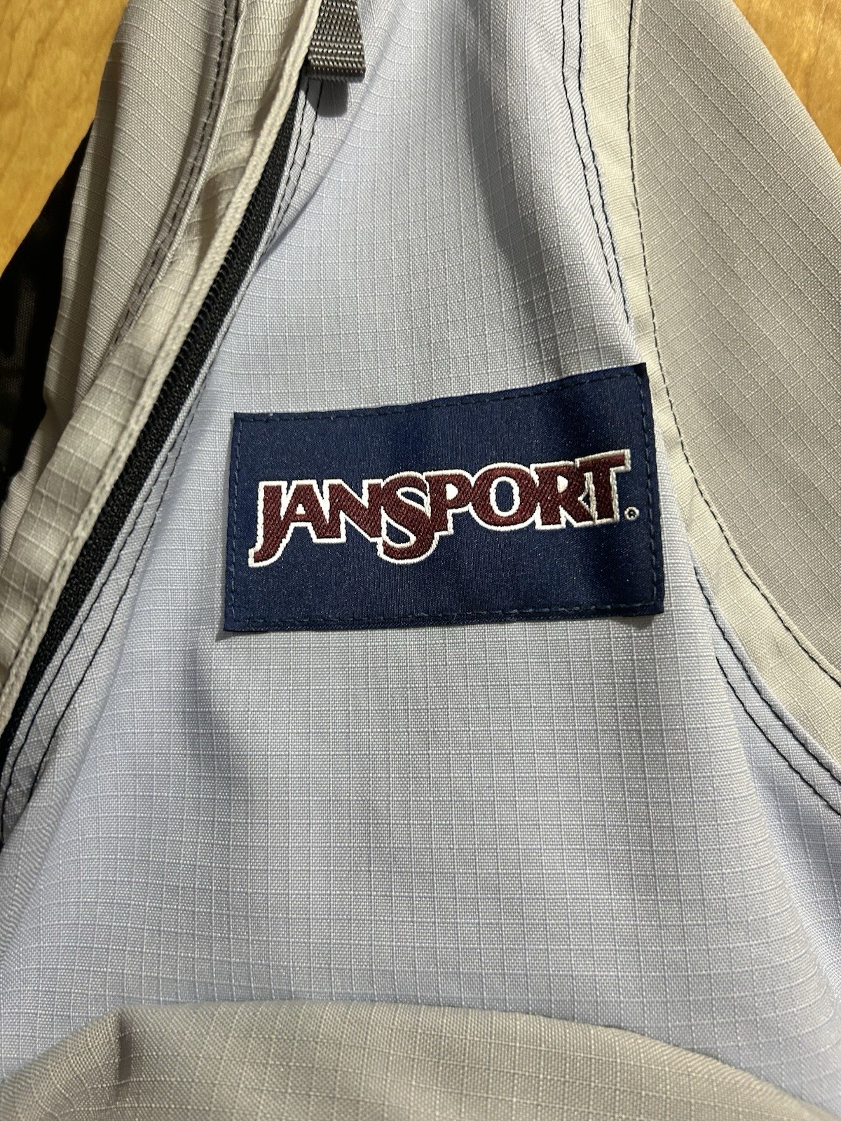 Jansport Sling Over Shoulder Backpack One Strap Backpack Light Blue/Khaki