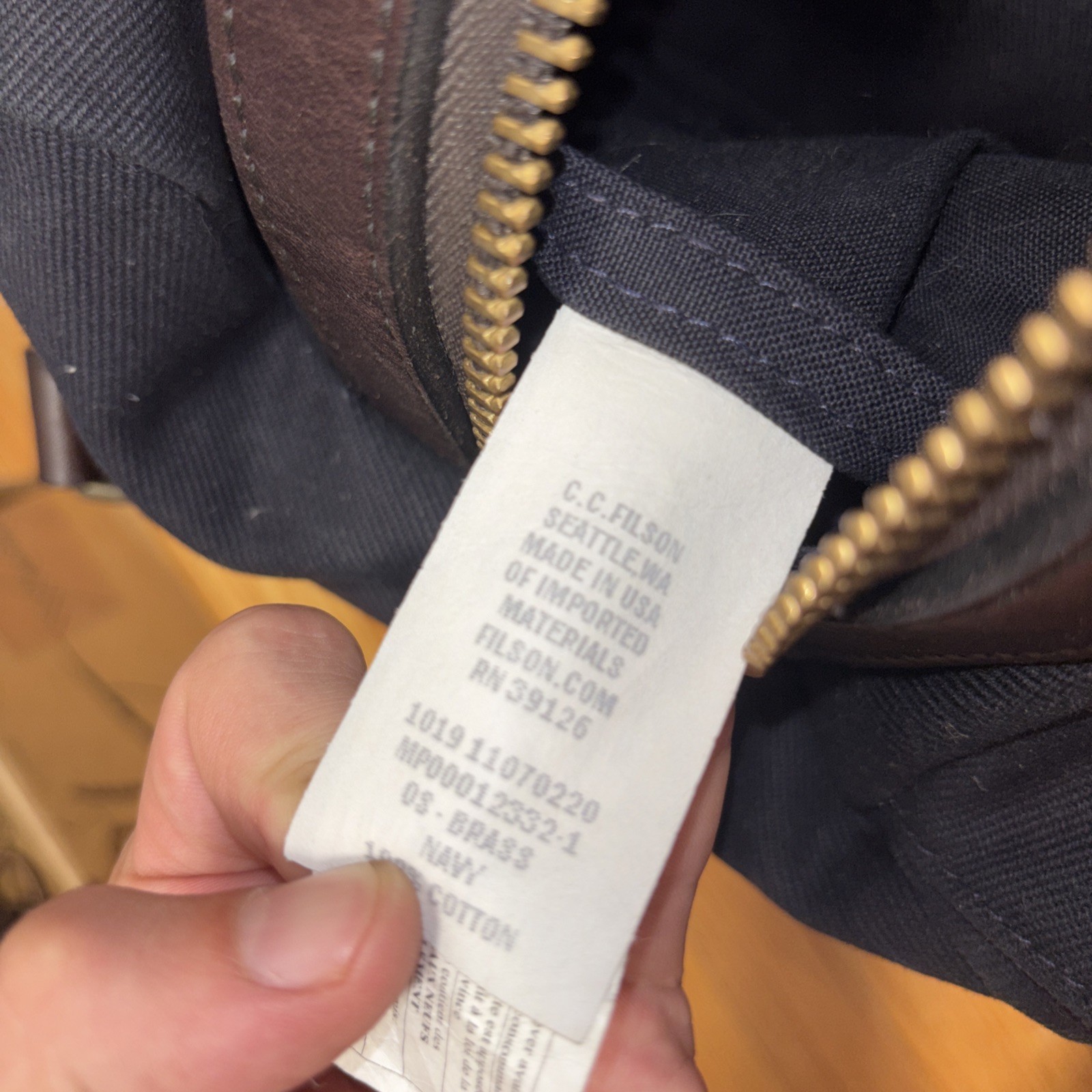 Filson Rugged Twill Duffle Bag | Small (33L) | Navy