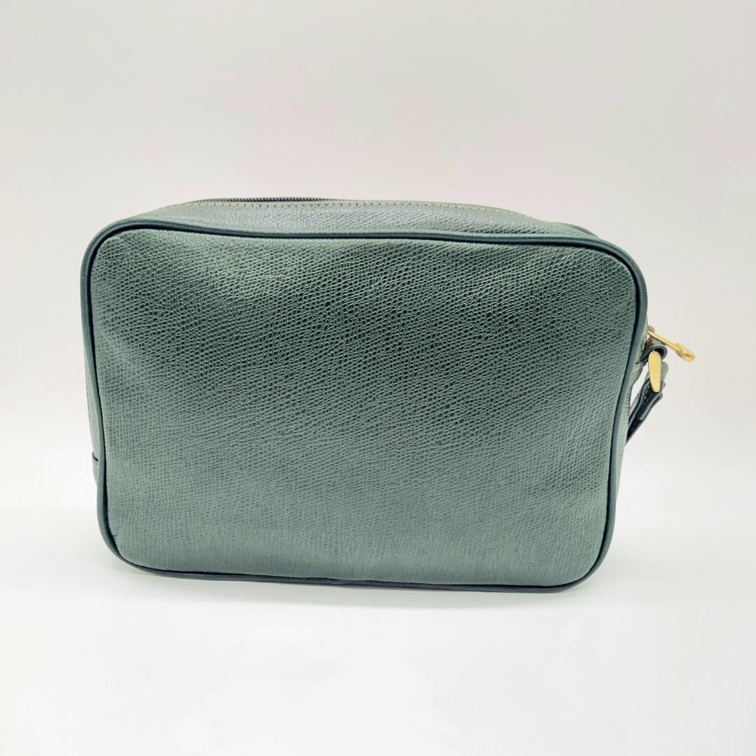 Dunhill Leather Clutch Bag Black Second Bag 24cm Pocket